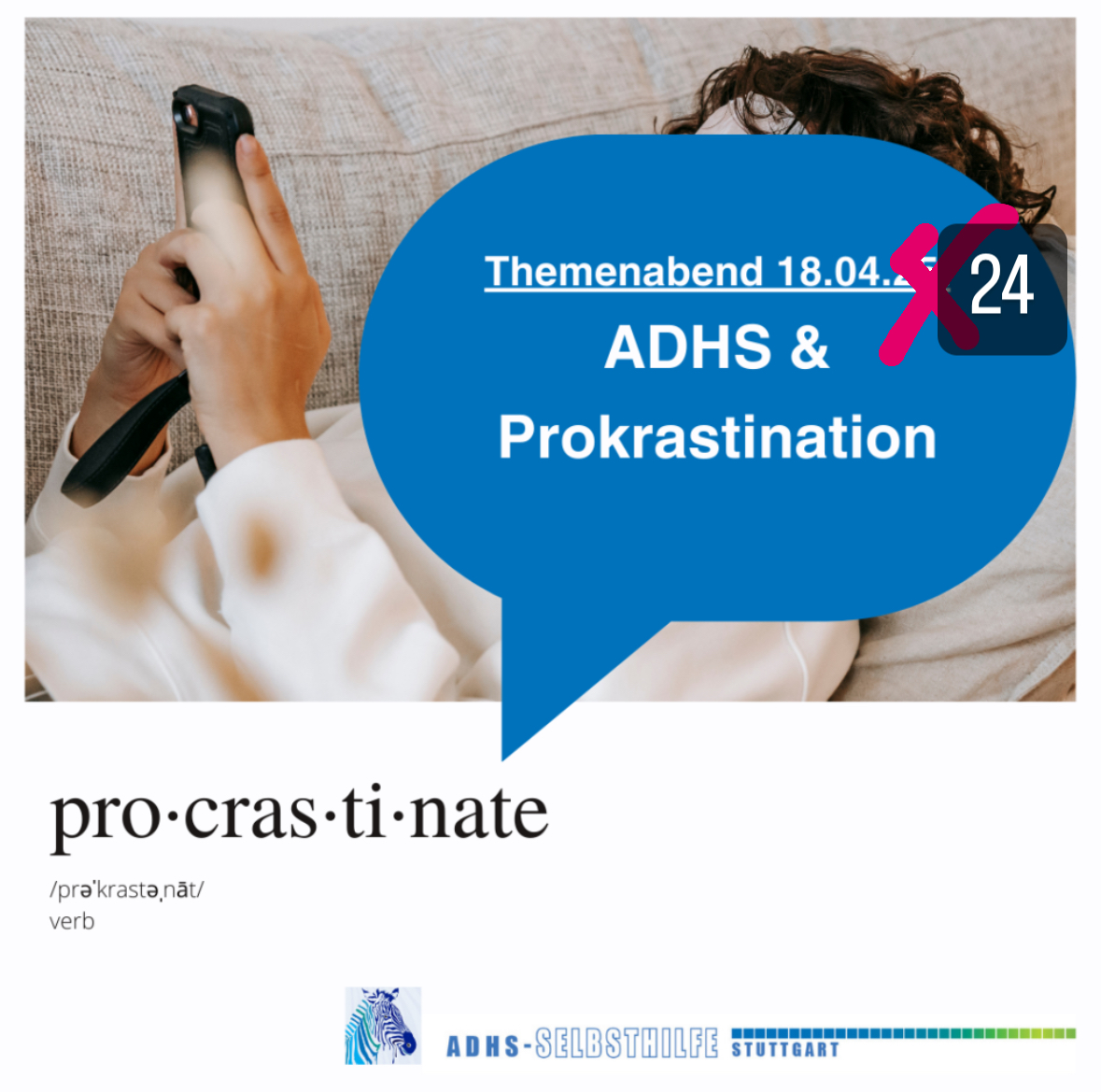 Themenabend am 18.04.24: Prokrastination